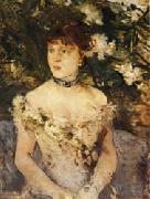 Young Woman in Evening Dress Berthe Morisot